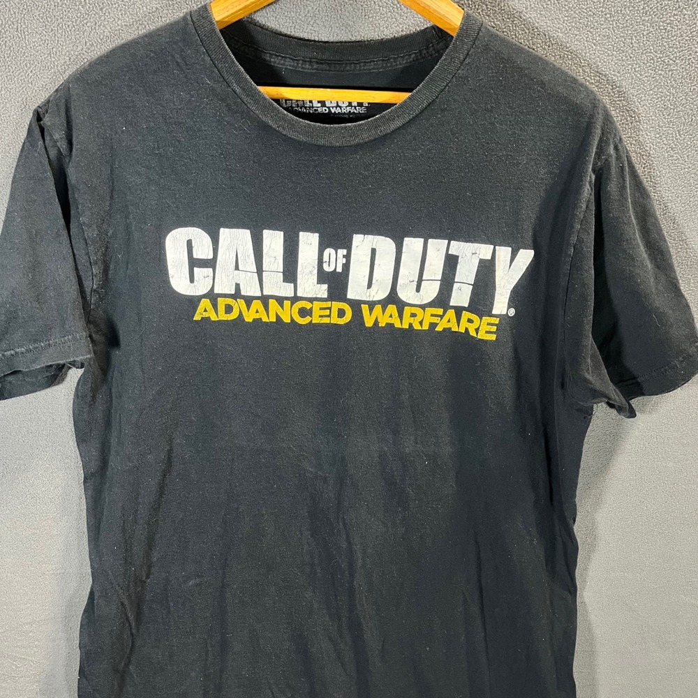 Call of Duty Advanced Warfare Shirt Mens XL Black Graphic Tee 2014 Activision